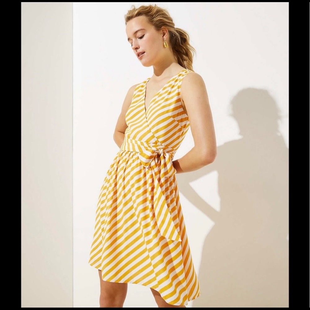 NWOT loft striped dress